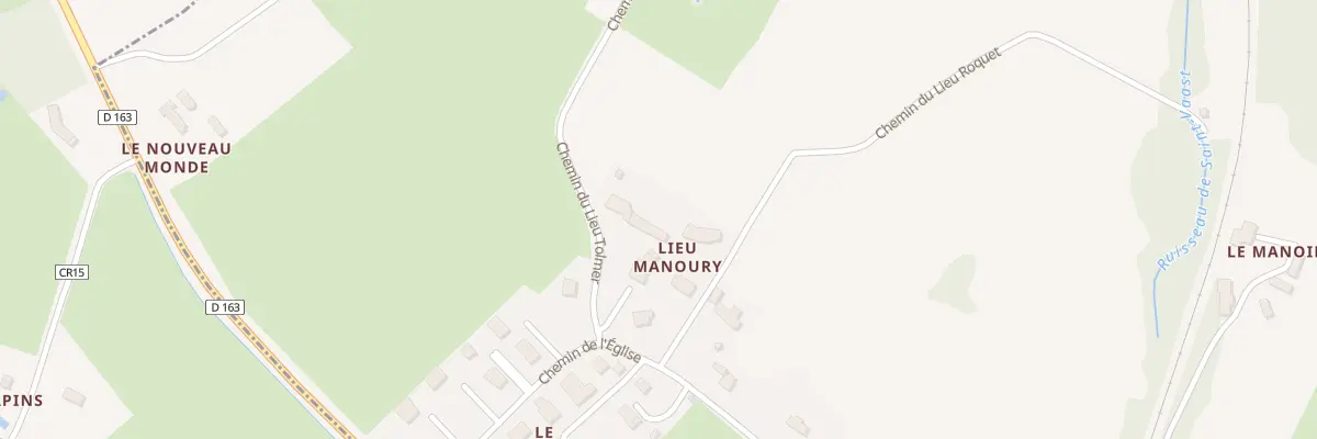 Plan du 995 Che du Lieu Tolmer à Saint-Vaast-en-Auge