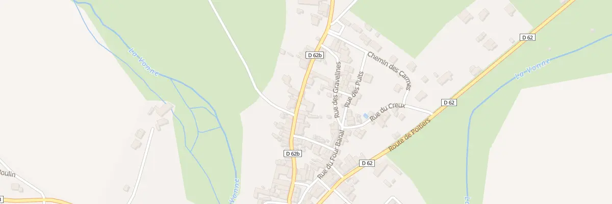 Plan du 16 Rue de Marconnay à Sanxay