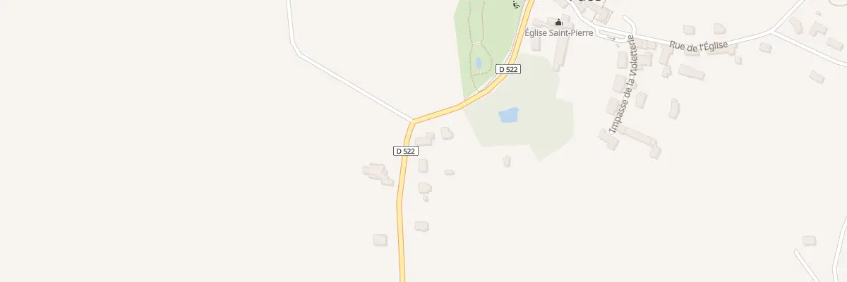 Plan du 15 Rte du Theil à Pacé