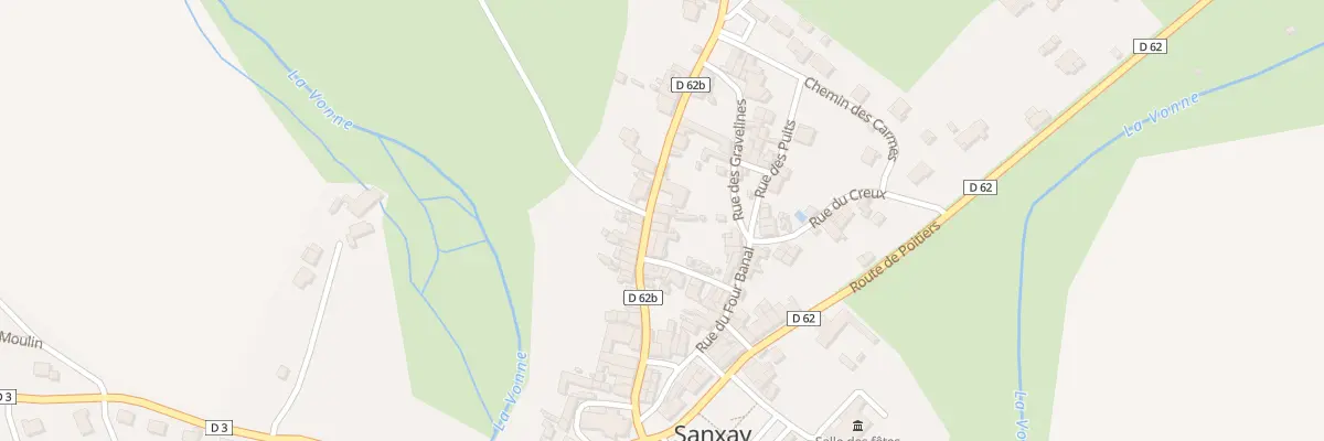 Plan du 14 Rue de Marconnay à Sanxay