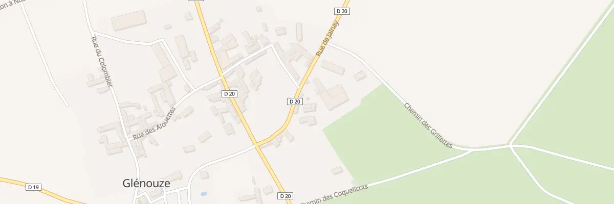 Plan du 8 Rue de Jalnay à Glénouze