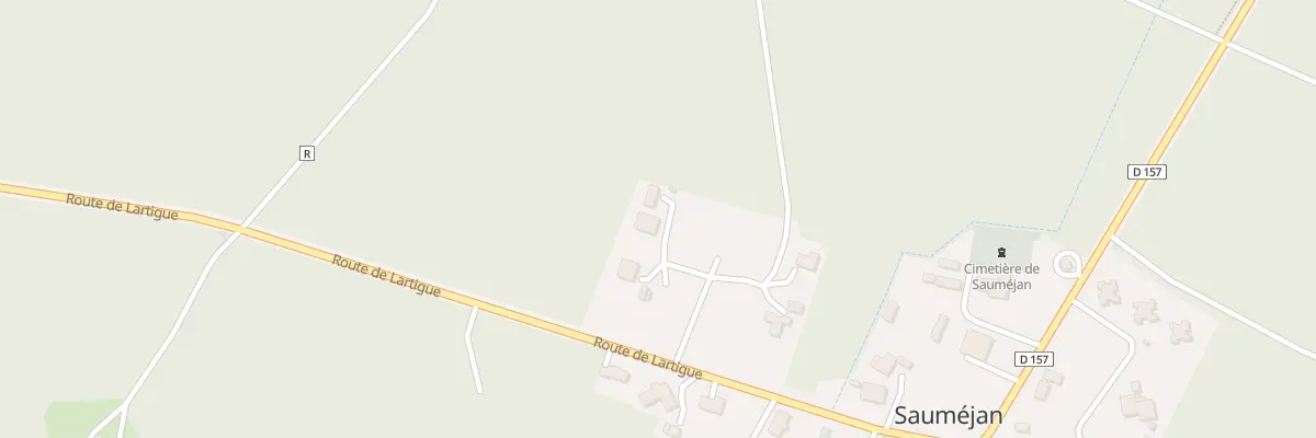 Plan du 5000 Le Bourg à Sauméjan