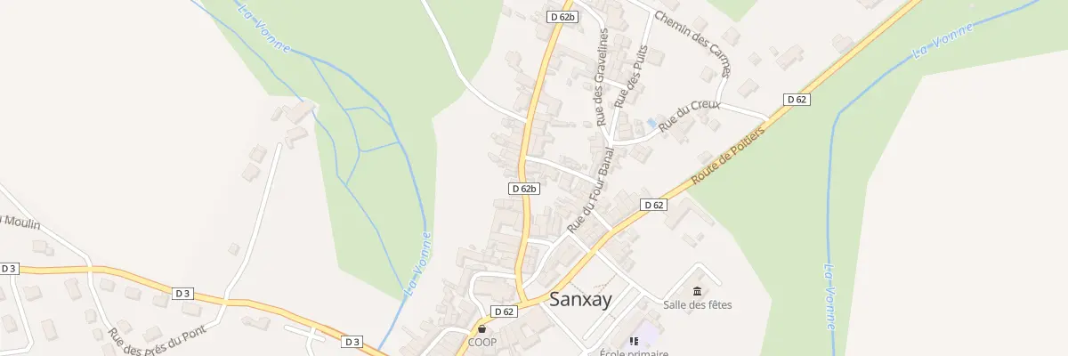 Plan du 4 Rue de Marconnay à Sanxay