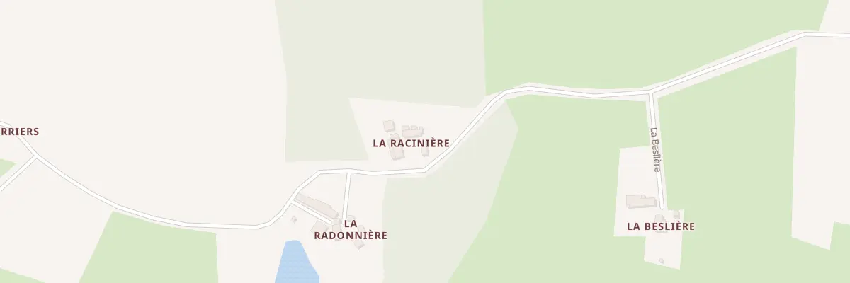 Plan du 5162 La Raciniere à Moulins-le-Carbonnel