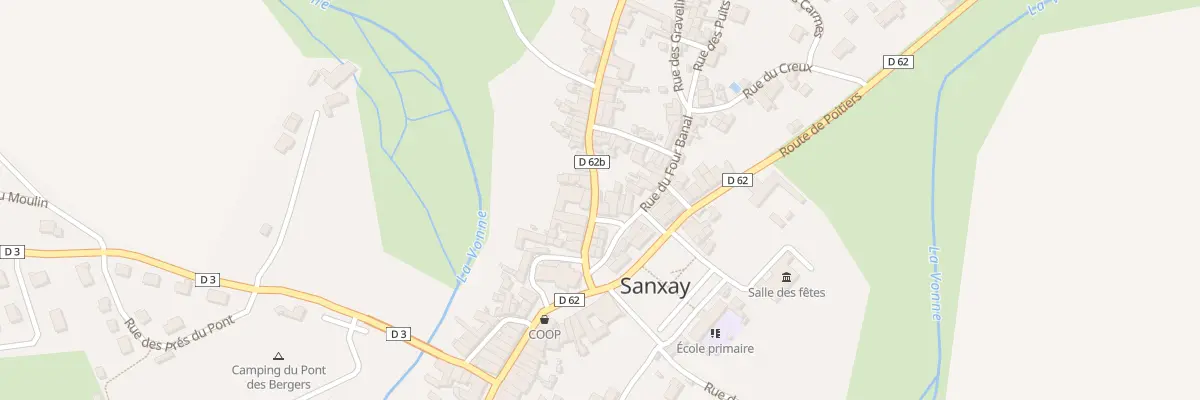Plan du 4 Pl de la Grande Fontaine à Sanxay