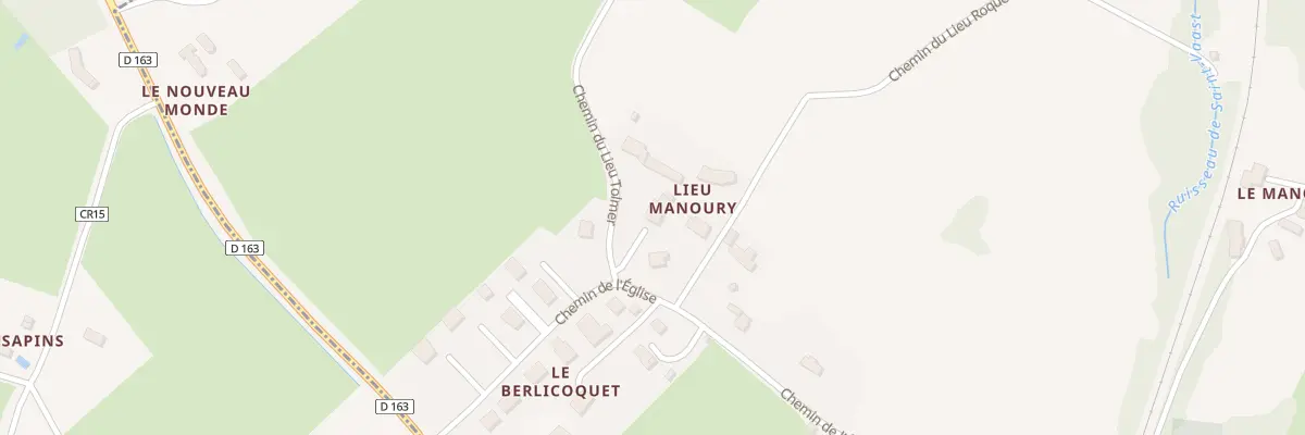 Plan du 1260 Che de l’Église à Saint-Vaast-en-Auge