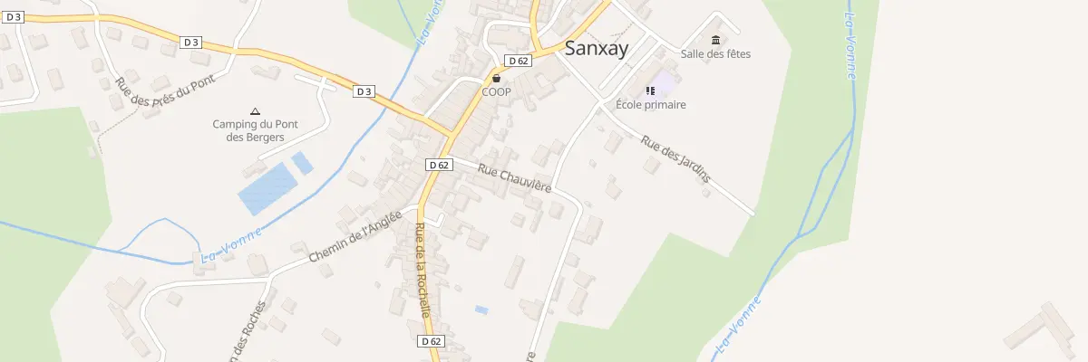 Plan du 4 Rue de la Ferrandière à Sanxay