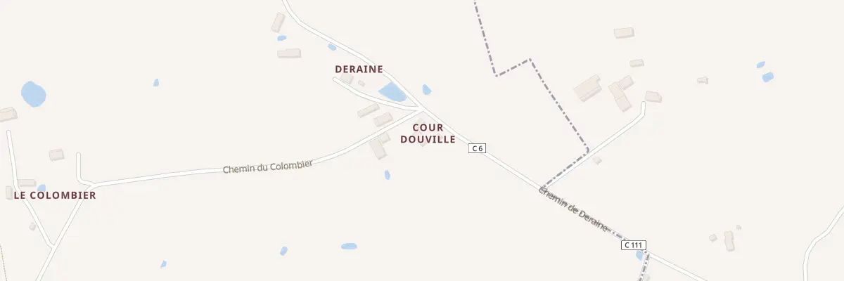 Plan du 5108 Deraine à Douville-en-Auge