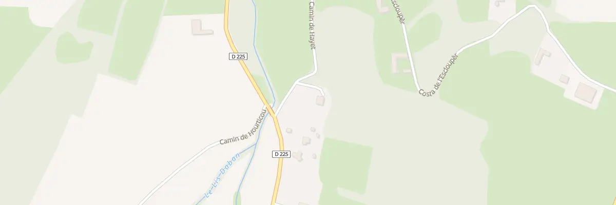 Plan du 435 Cami de Sanzot à Montaner