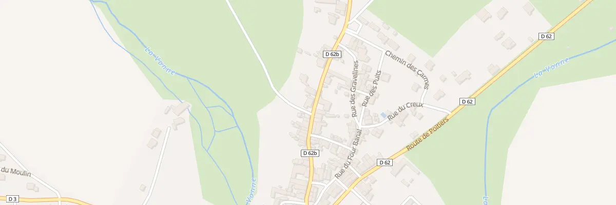 Plan du 27 Rue de Marconnay à Sanxay