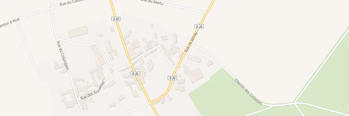 Plan du 1 Rue de Jalnay à Glénouze