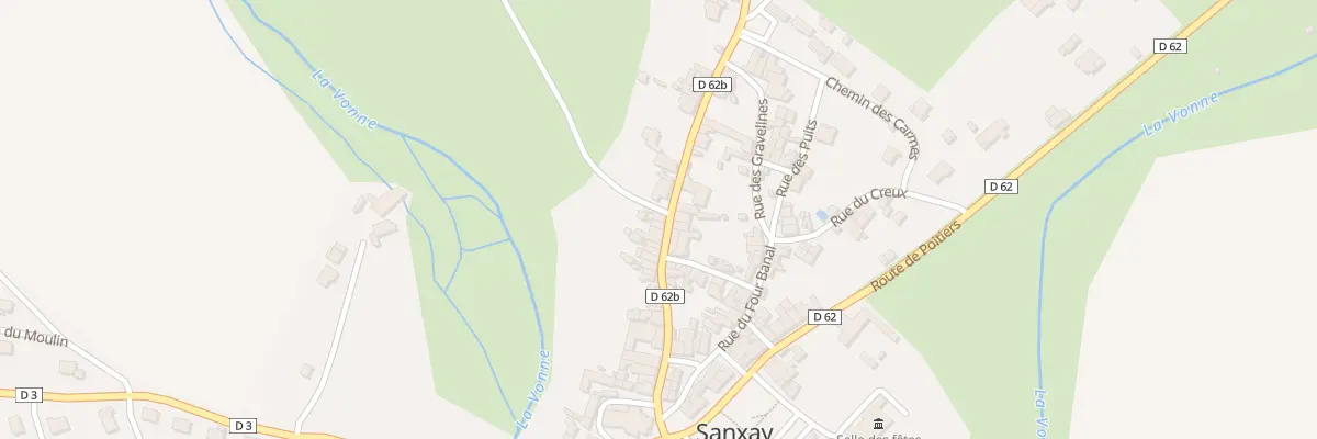 Plan du 25 Rue de Marconnay à Sanxay