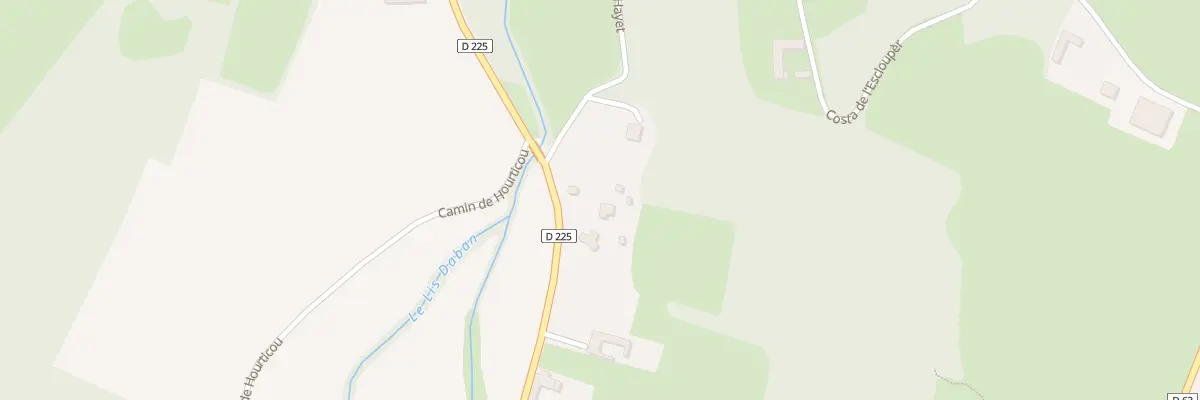 Plan du 485 Cami de Sanzot à Montaner