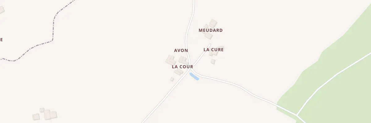 Plan du 5003 Avon à Avon