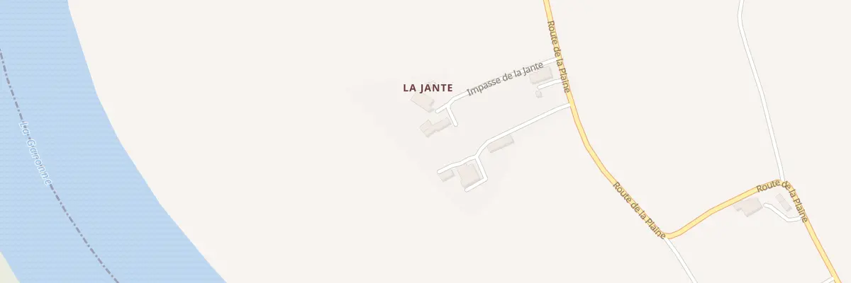 Plan du 3 La Jante à Bourdelles