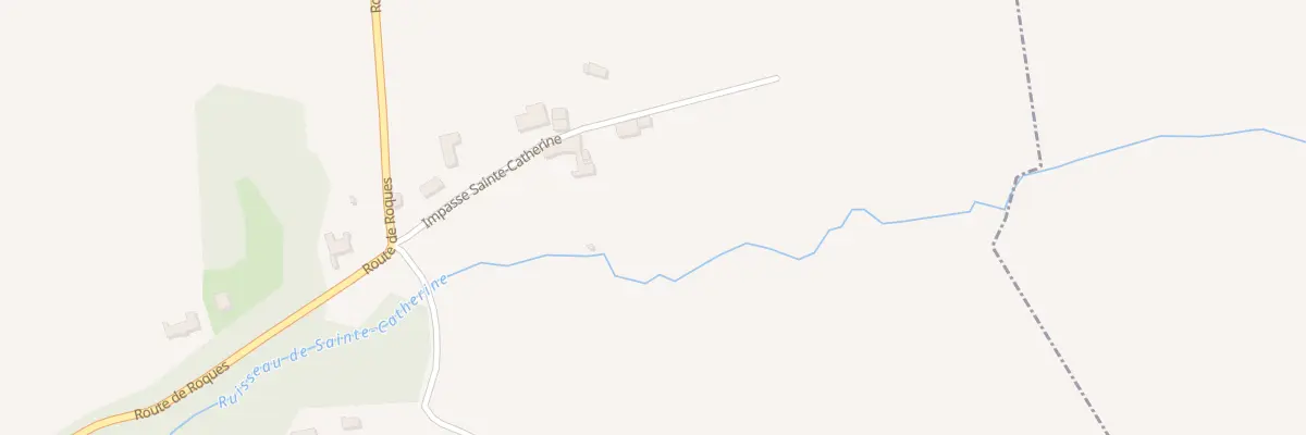 Plan du 5 Roques à Mauriac
