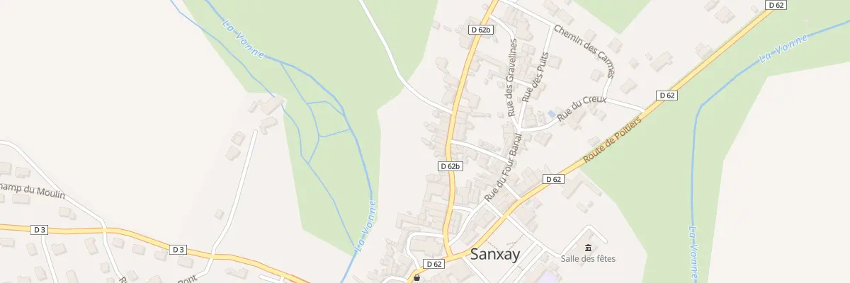 Plan du 17 Rue de Marconnay à Sanxay