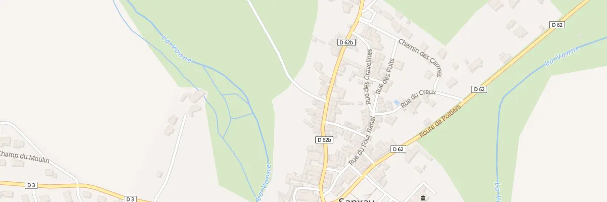 Plan du 23 Rue de Marconnay à Sanxay