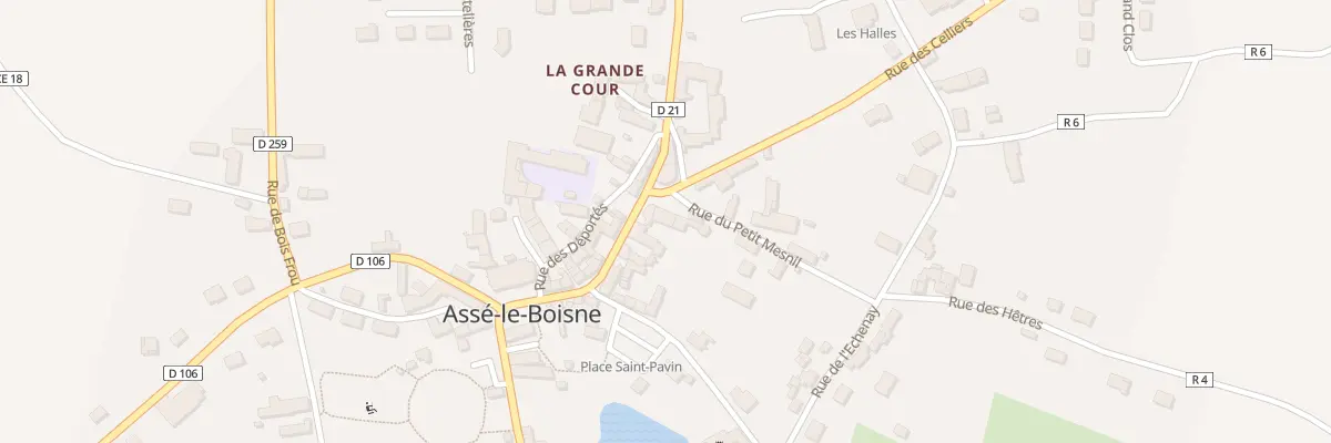 Plan du 4 Rue des Celliers à Assé-le-Boisne
