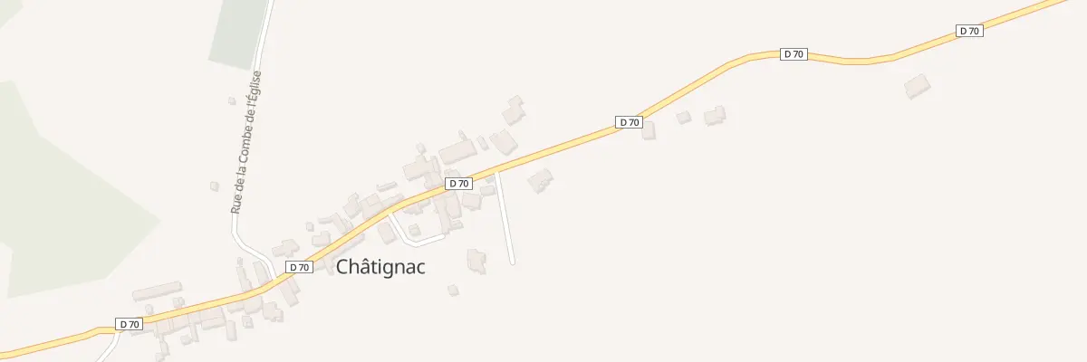 Plan du 36 Rte des Fours A Pains à Châtignac