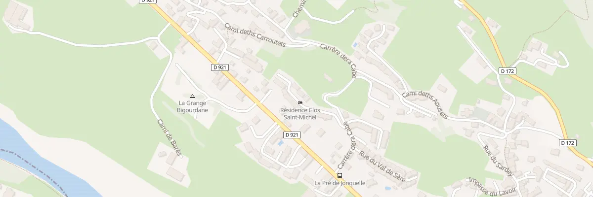 Plan du 3 Rue Carrère Déra Cabe à Esquièze-Sère