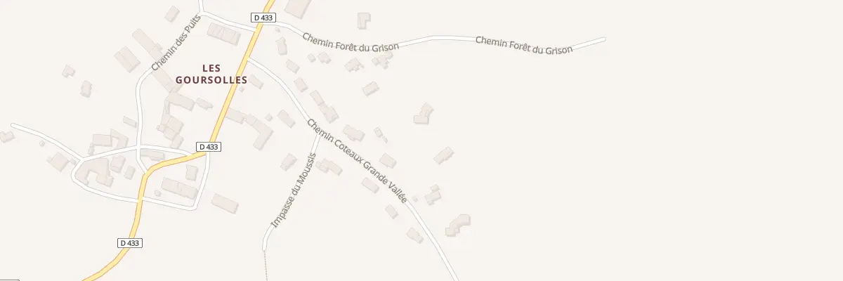 Plan du 5097 Village des Goursolles à Étriac