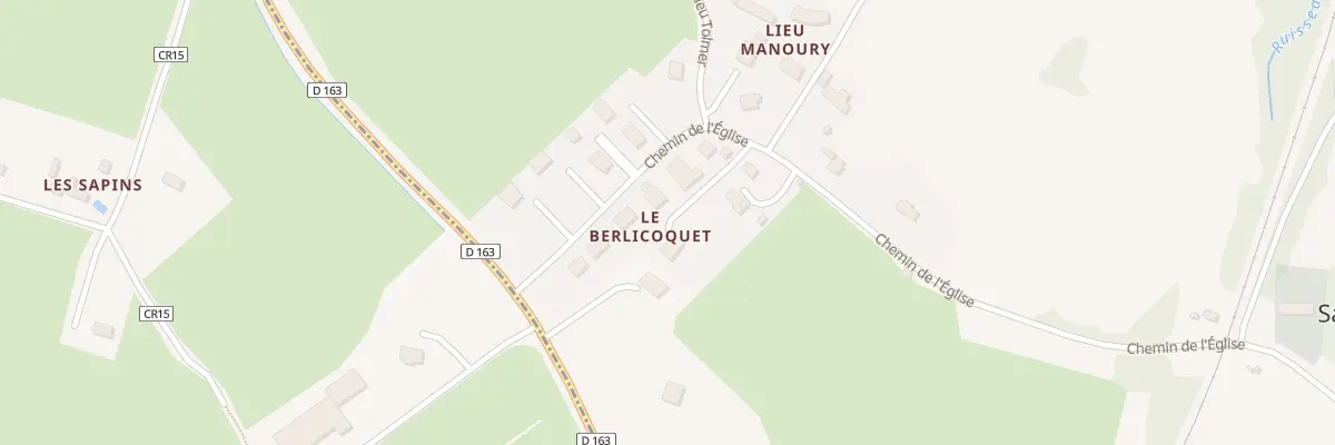Plan du 1225 Che de l’Église à Saint-Vaast-en-Auge