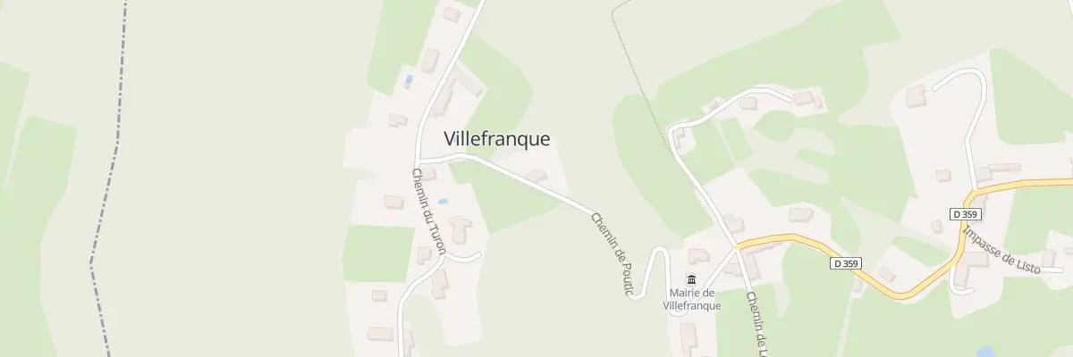 Plan du 6 Che de Poutic à Villefranque