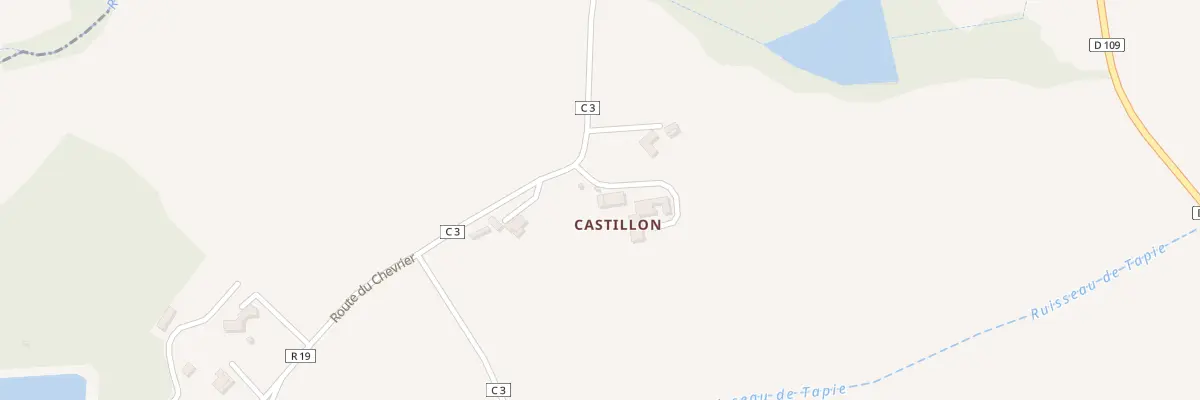 Plan du 5058 A Castillon à Bourrouillan