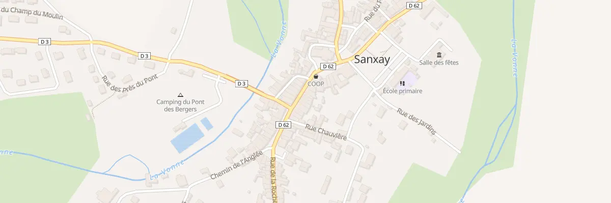 Plan du 13 Gr Grande Rue à Sanxay