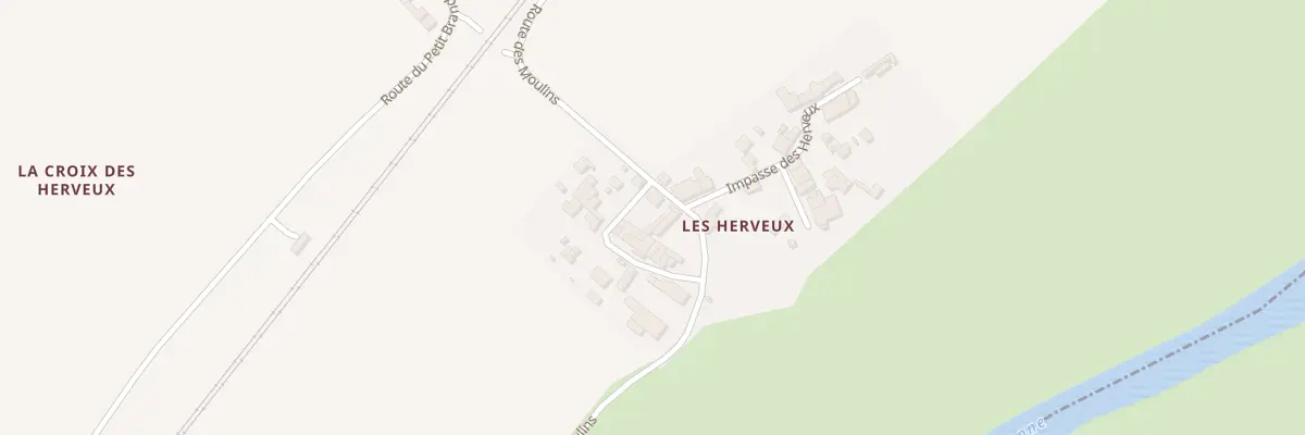 Plan du 5516 Les Herveux à Saint-Aigulin