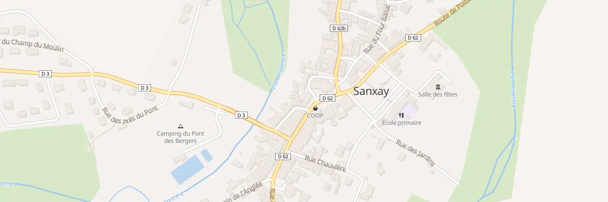 Plan du 3 Pl de l’Église à Sanxay