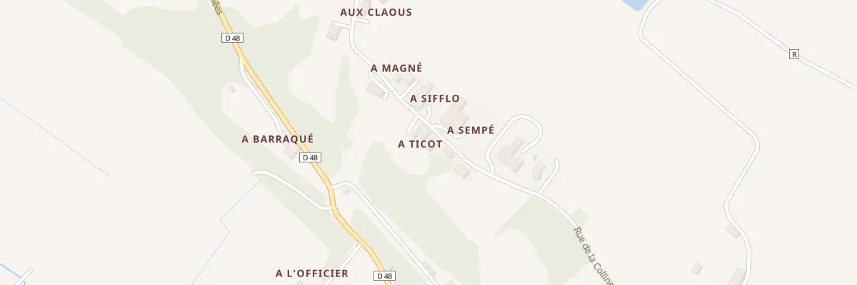Plan du 440 Rue de la Colline à Termes-d’Armagnac