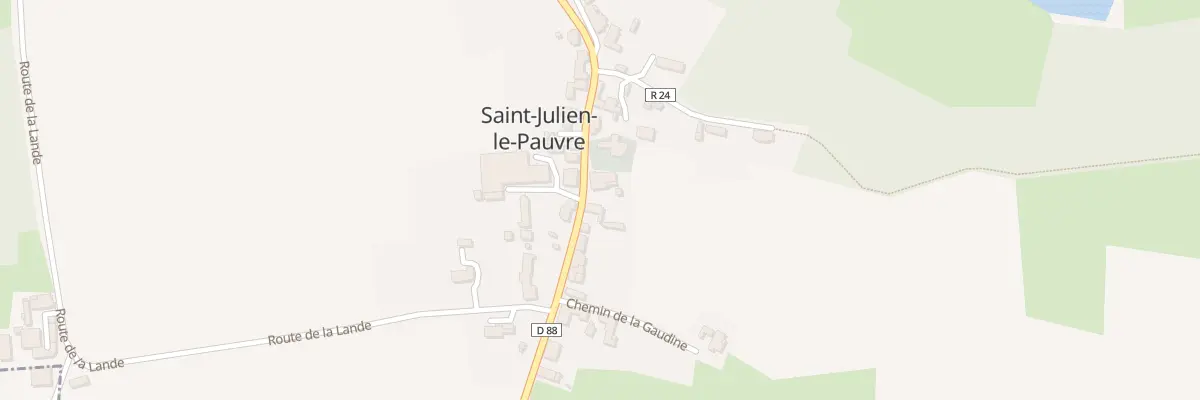 Plan du 11 Rue Saint Julien à Bernay-Neuvy-en-Champagne
