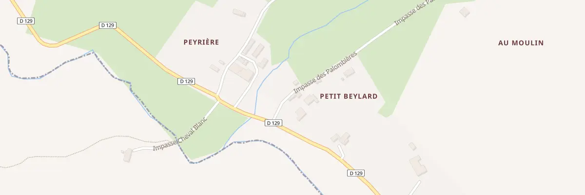 Plan du 2 Petit Beylard à Saint-Hilaire-de-la-Noaille