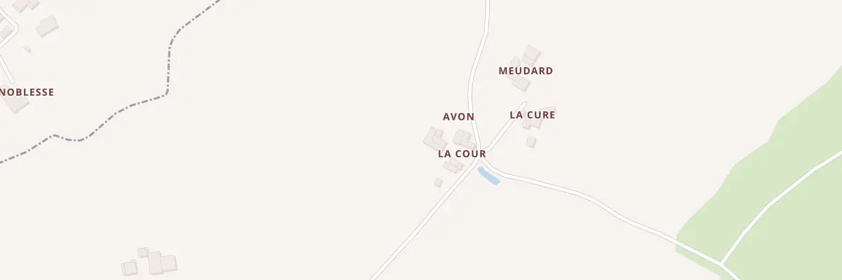 Plan du 5001 Avon à Avon