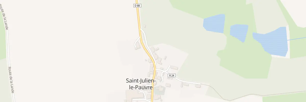 Plan du 1 Rue Saint Julien à Bernay-Neuvy-en-Champagne
