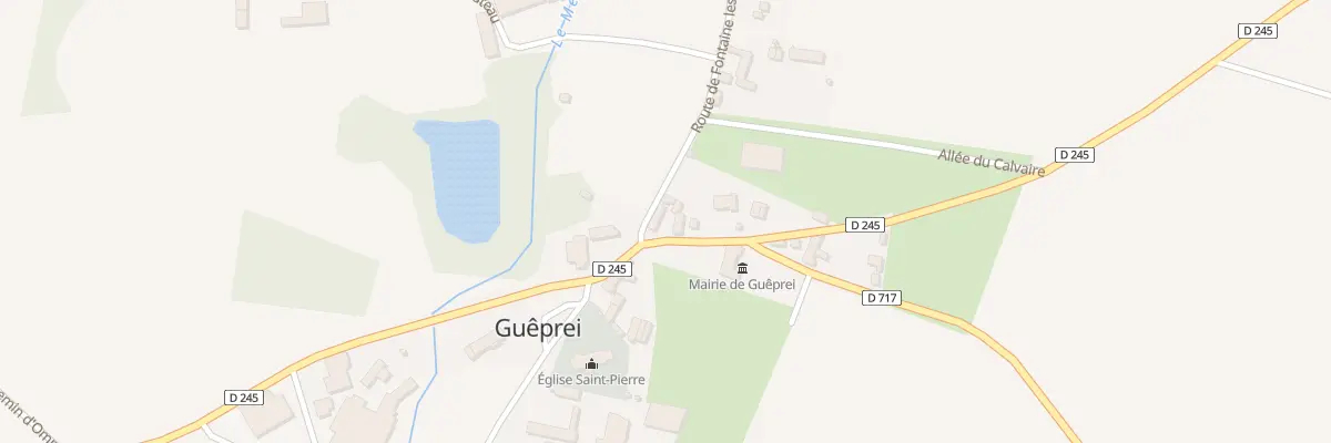 Plan du 6 Le Clos à Guêprei