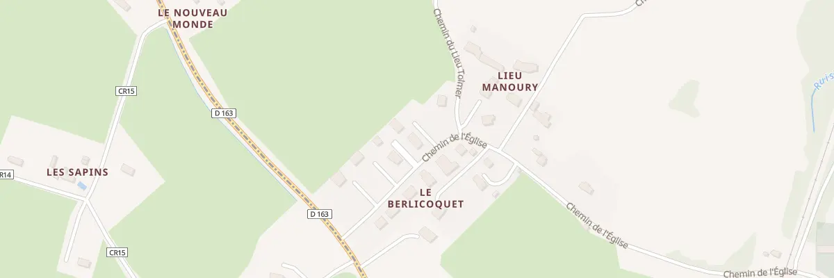 Plan du 1316 Che de l’Église à Saint-Vaast-en-Auge