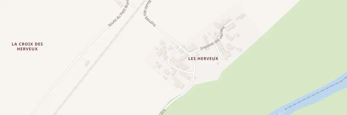 Plan du 5513 Les Herveux à Saint-Aigulin