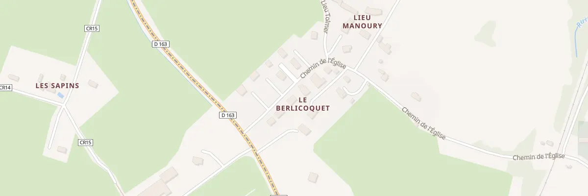 Plan du 1343 Che de l’Église à Saint-Vaast-en-Auge