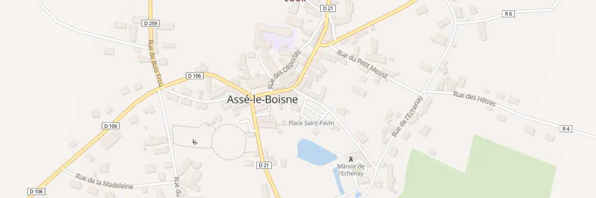 Plan du 2 Rue de la Paviote à Assé-le-Boisne