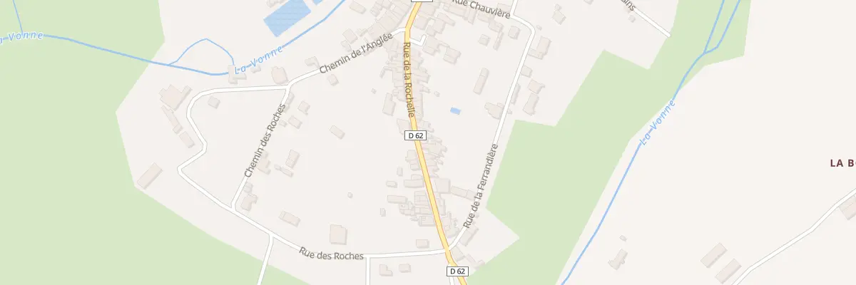 Plan du 19 Rue de la Rochelle à Sanxay