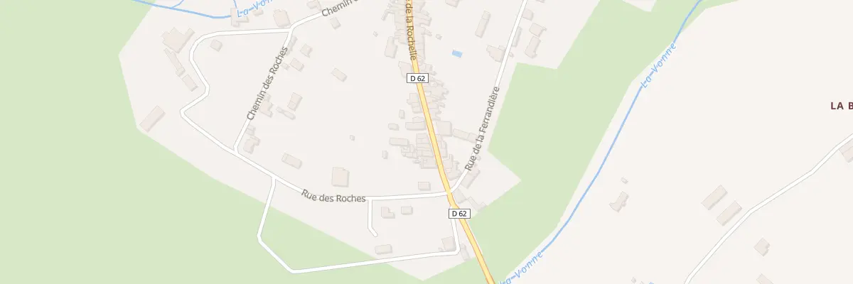 Plan du 30 Rue de la Rochelle à Sanxay
