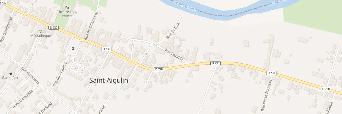 Plan du 1 Rue Henri IV à Saint-Aigulin