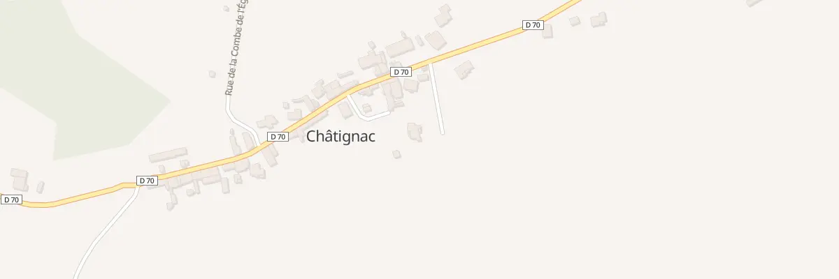 Plan du 4 Imp du Châtelet à Châtignac