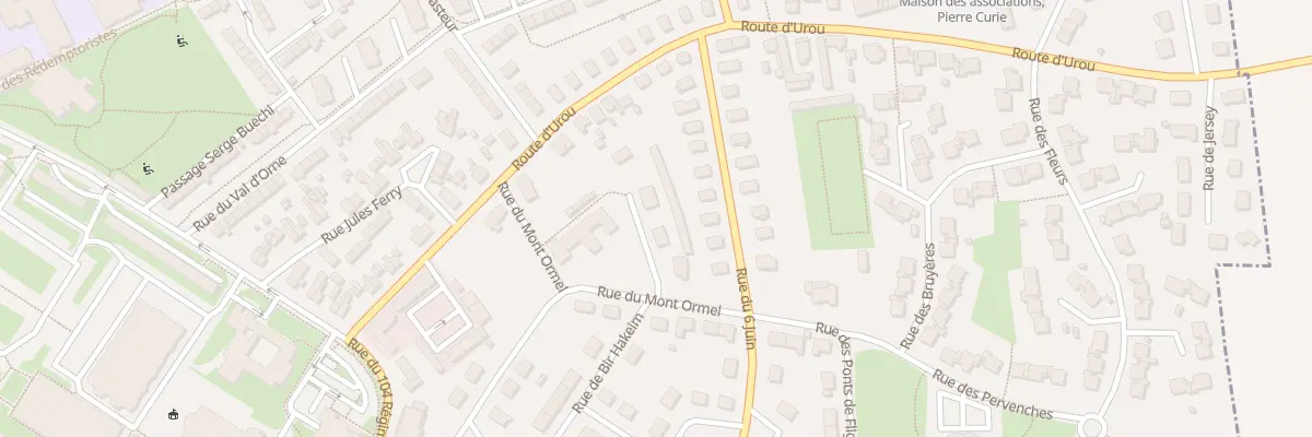 Plan du 3 Rue Henri Dunant à Argentan