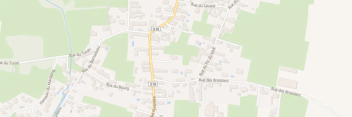Plan du 12 Rue des Pyrénées à Azereix