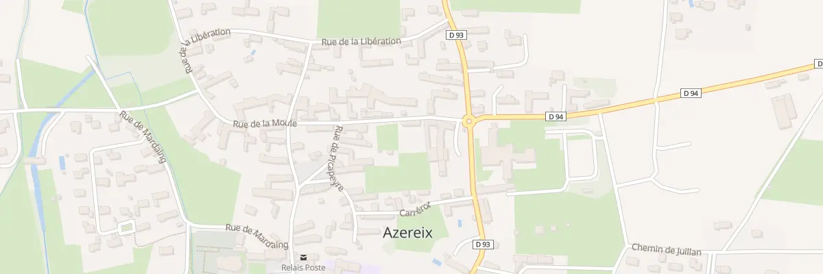 Plan du 5 Rue de la Moule à Azereix