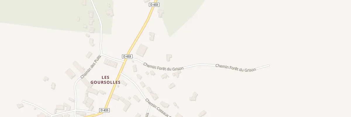 Plan du 3 Che Forêt du Grison à Étriac
